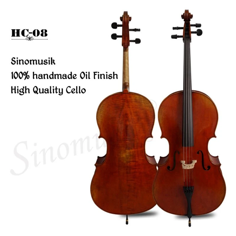 High Grade Handmade Antique Red Brown Professional Cello Musical Instrument