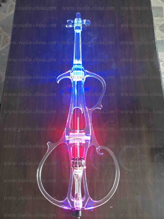 Crystal Transparent Can Light Electric Cello
